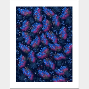 Grapes pattern Posters and Art